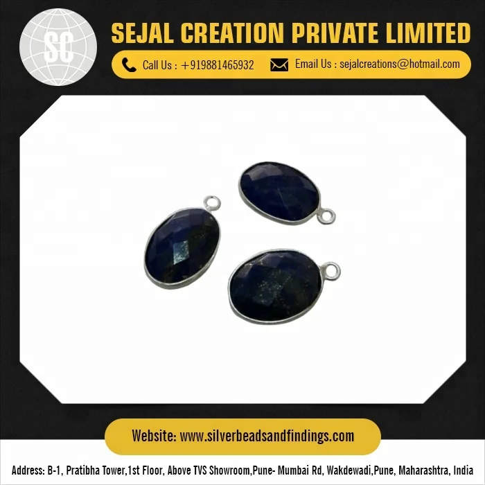 Blue Chalcedony Earrings Briolette Cut Stones Bezel Gemstone Earrings Wholesale Price Fine Jewelry Supplier