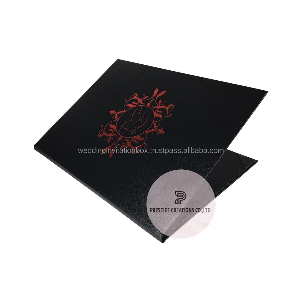 Brooch Silk Cards Wedding Invitation Boxes