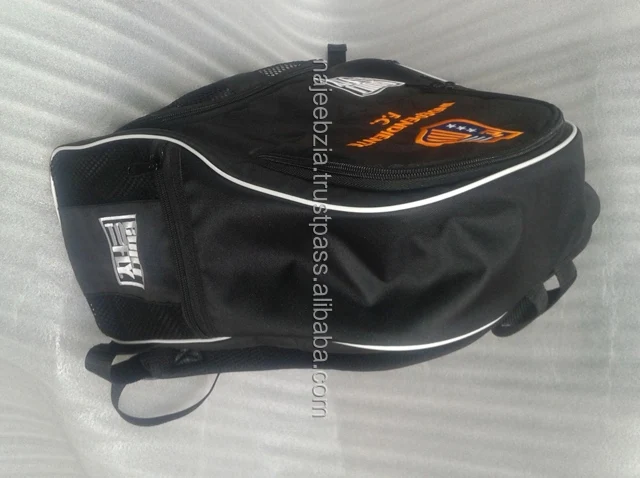 Soccer backpack with ball compartment custom branding offer