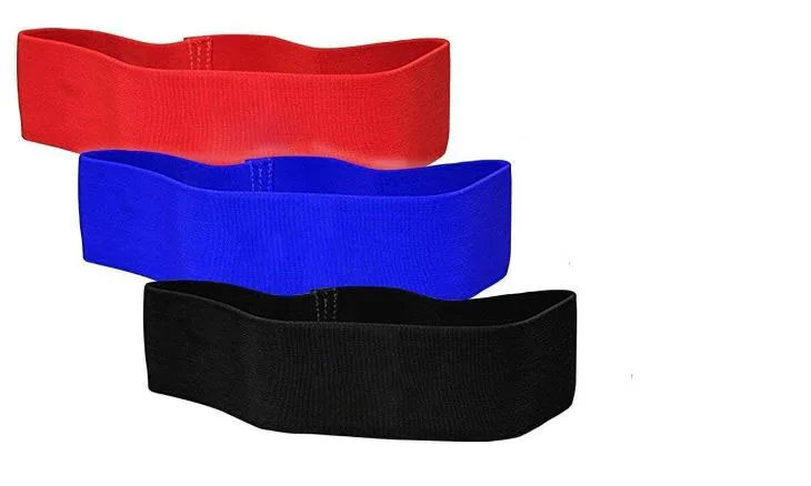 Resistance Band Gym work out  Women Wholesale Yoga Custom Hip Circle Band Set Of 3 Women Booty Bands