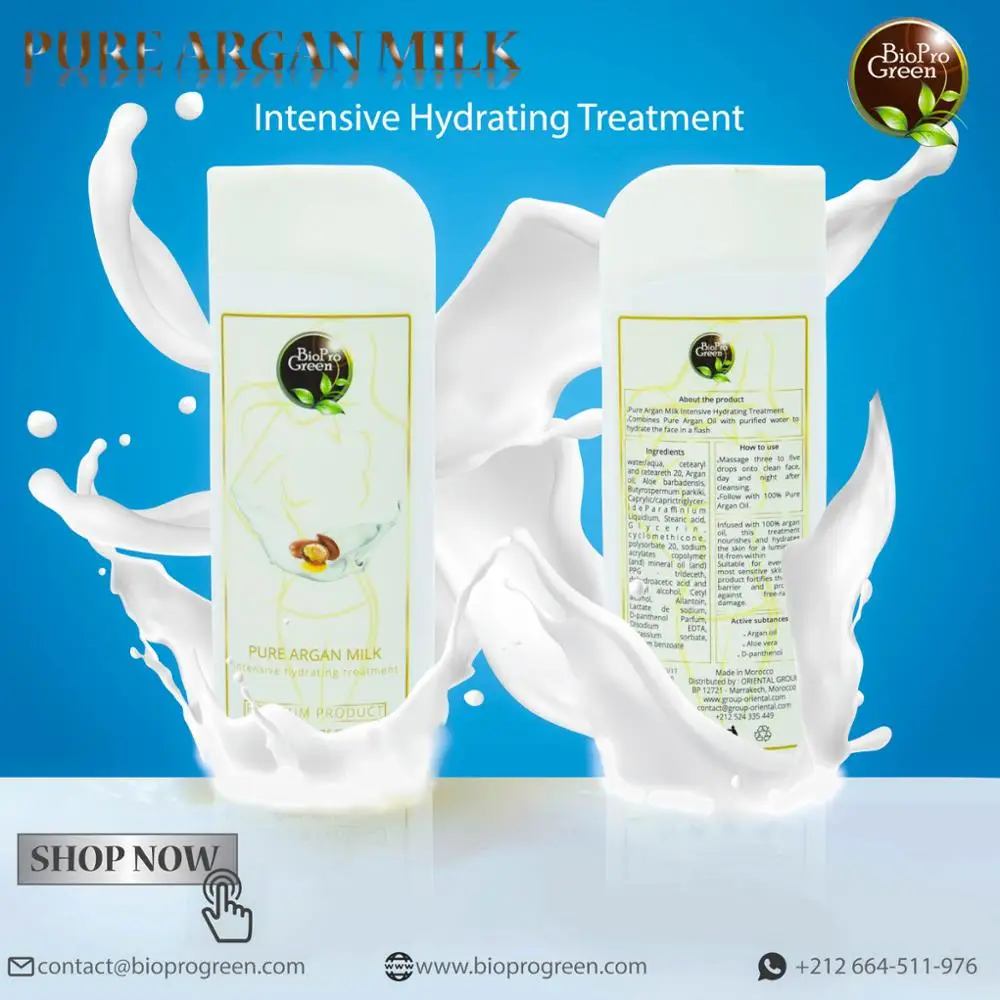 
Argan Body Milk with Various Flavors - Argan milk with Private Label 