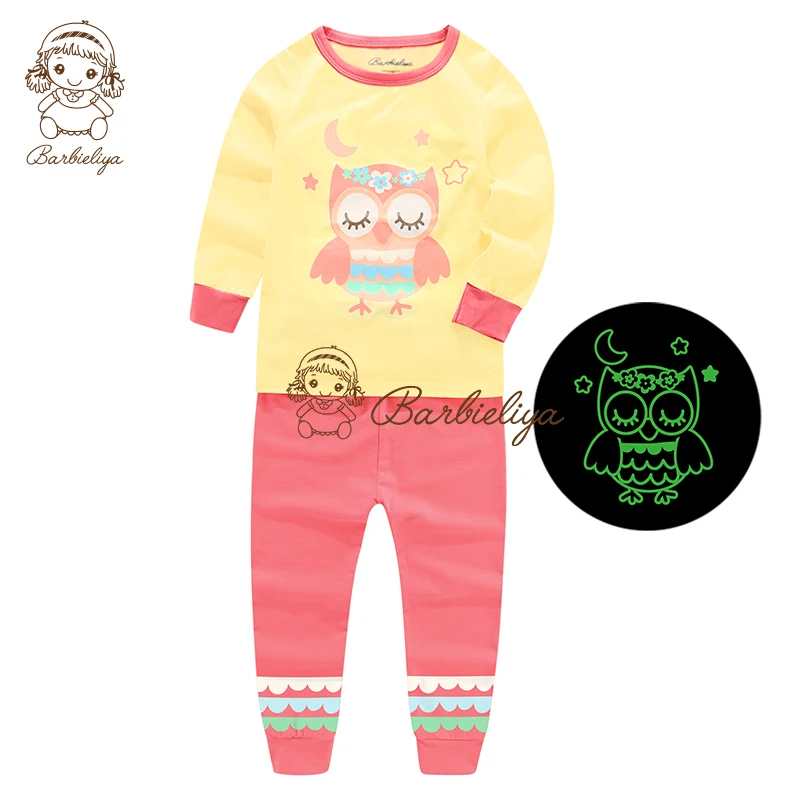 
v-unicorn girls pyjamas sleepwear cartoon long sleeve nightwear boutique cotton boy girl pajamas kids night wear 