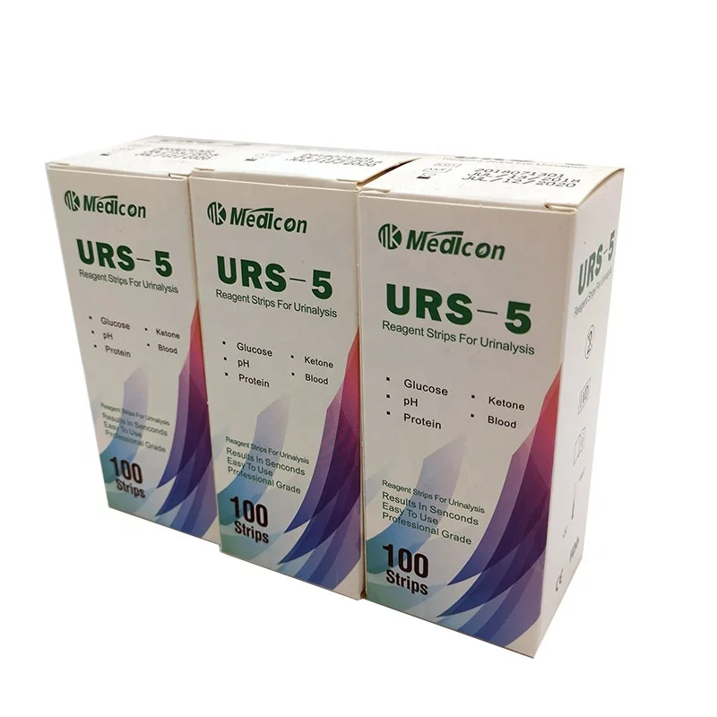 diagnostic test kit urine reagent rapid test kit 5 parameter strips