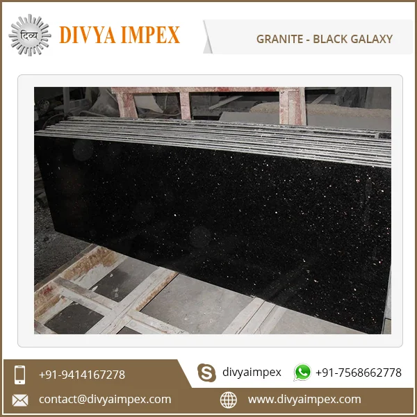  Лучший Дизайн Черный Звездный Галактический полированный гранит производитель и поставщик