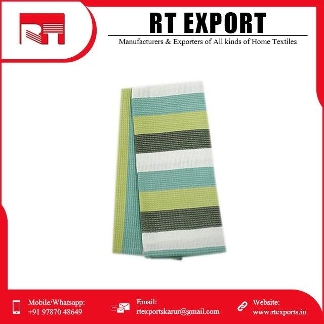 Hot Sale Best Quality Customized Design 100% Cotton Washable Tea Towels Indian Manufacturer