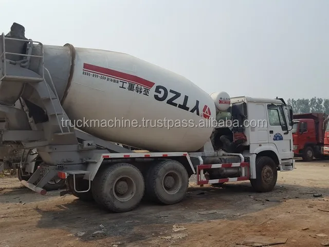 
Good Condition Sinotruk Used 10 Wheels Howo Mixer Truck 10 cbm for sale 