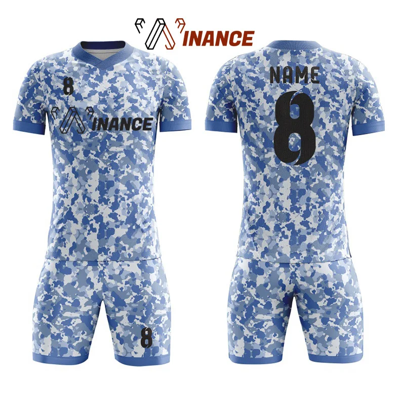 High quality wholesale youth team football soccer jersey uniforms full sublimation Customize.