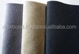 Maxbond brand colored Automotive needle punch non woven fabric rolls, needle punch felt industrial polyester felt Vietnam
