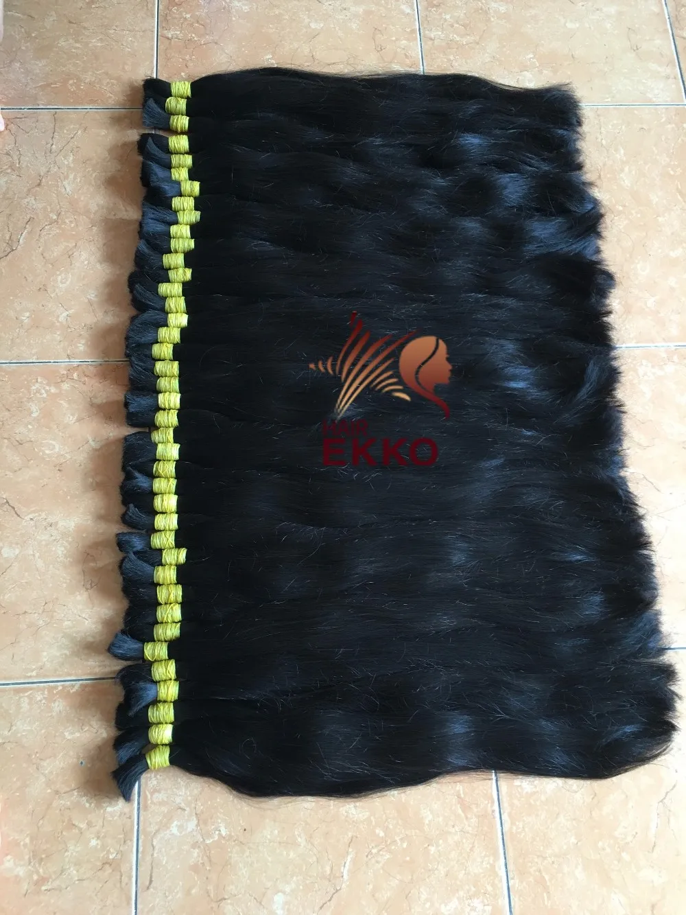 Raw hair virgin hair bundle raw Indian cuticle aligned straight hair