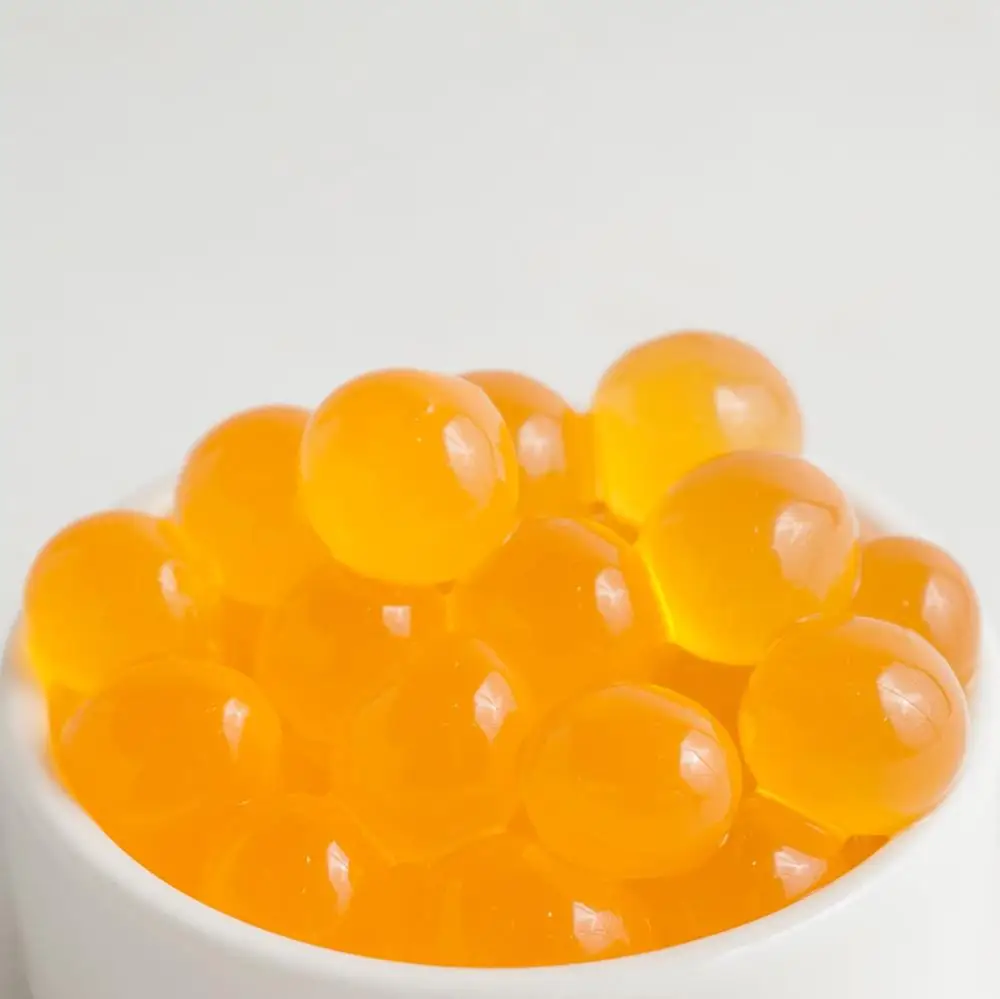 
Best Selling Juicy Mango Popping Boba Jelly Balls 