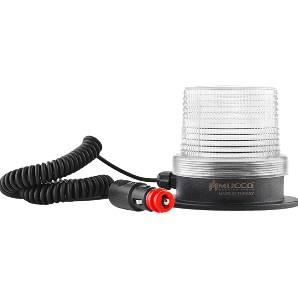 Magnetic Base  Strobing Light Warning Light 12-24V AC/DC Strobe Signal Beacon With Lighter Plug without Buzzer