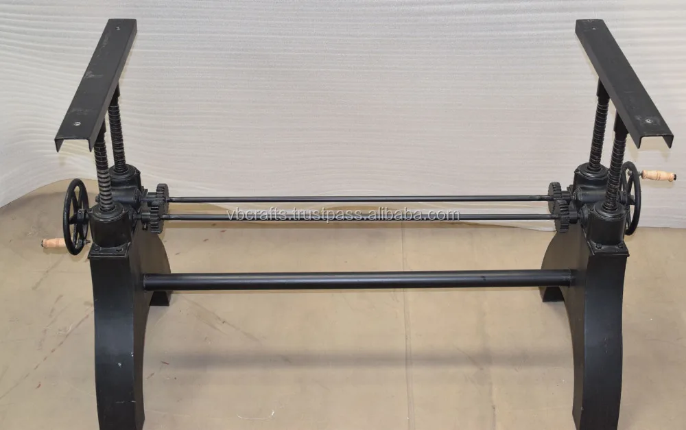 
New Design Metal Industrial Vintage Crank Table Base 