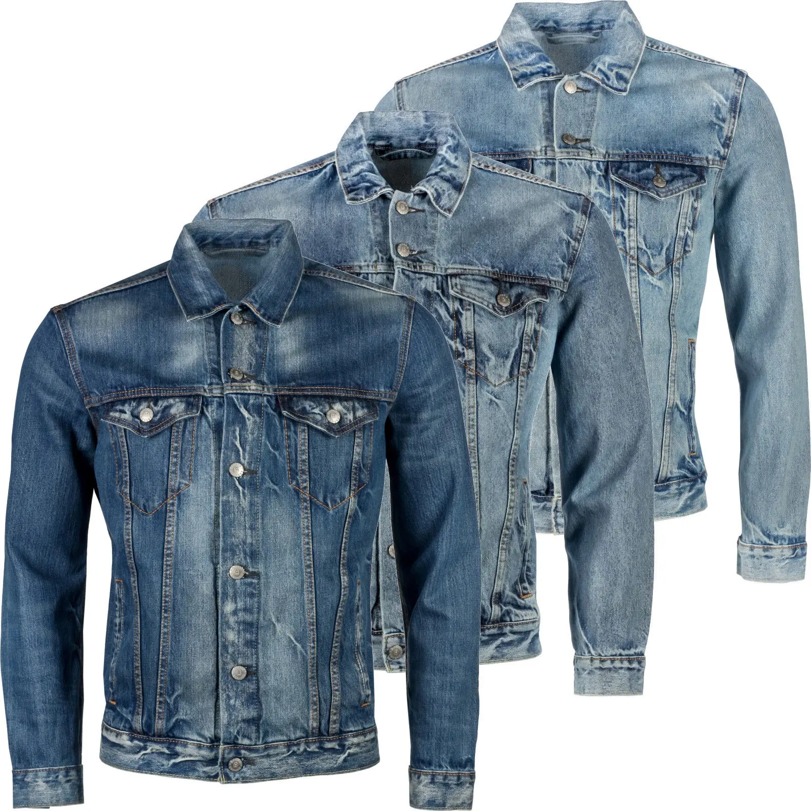 High Quality Fashionable Casual Slim Fit Street wear  Denim Jacket for Men Wholesale Supplier