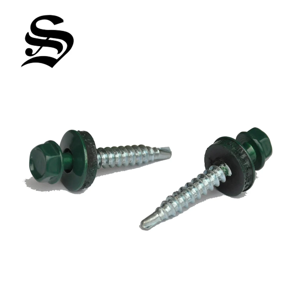 Сделано в Тайване самосверливающийся Водонепроницаемый винт с резиновой шайбой