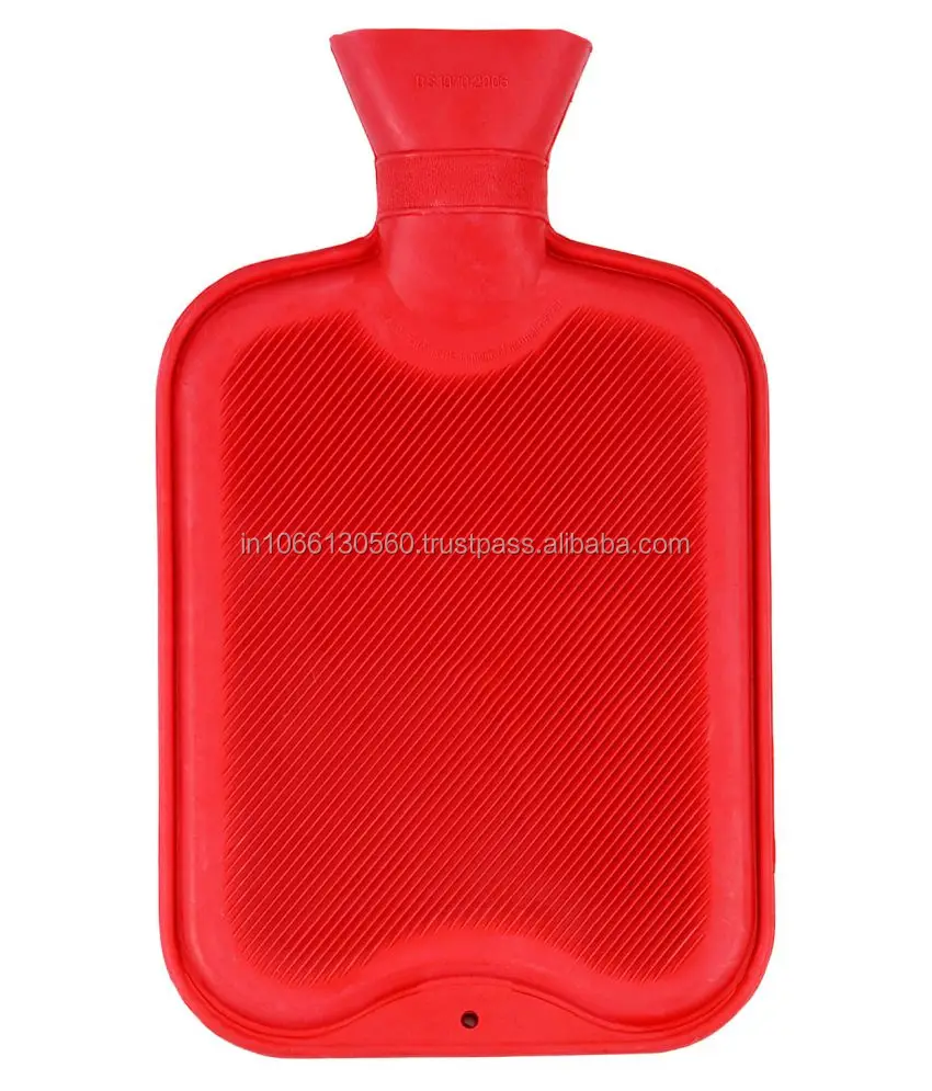 
High Quality Big Size 2000ml Reusable Rubber Hot Water Bag / Bottle 