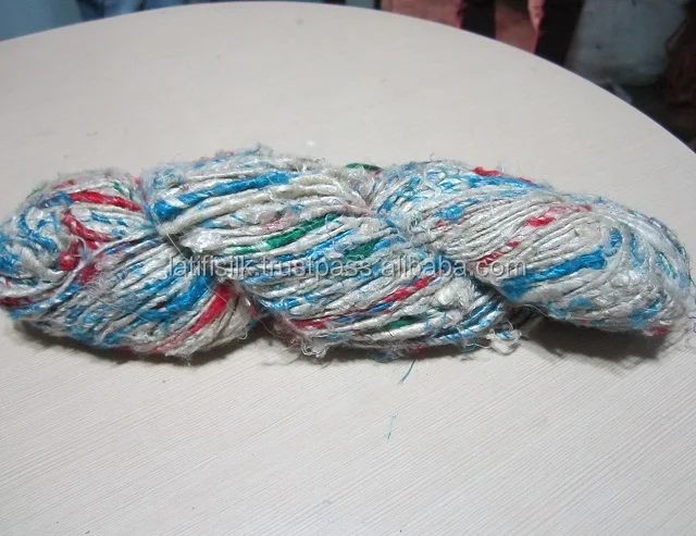 banana yarn Sock Colorful Elastic Yarn Rubber Covered Yarn Polyester Pattern Knitting Material Origin Type Weaving Product Place