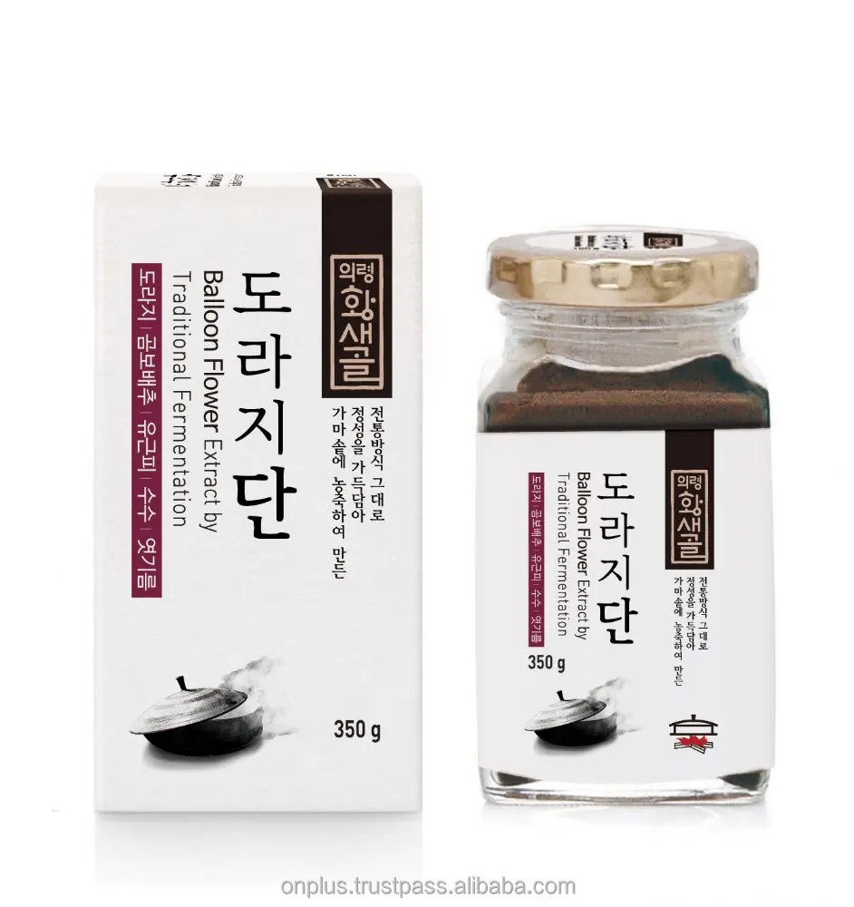 Korean health balloon flower syrup / honey /barley malt extract