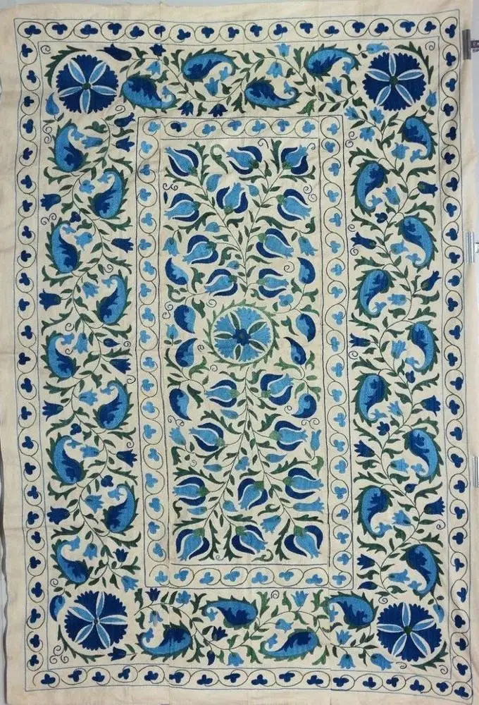 indian theme kantha quilts in colourful patterns suitable for home decor and for home textile stores