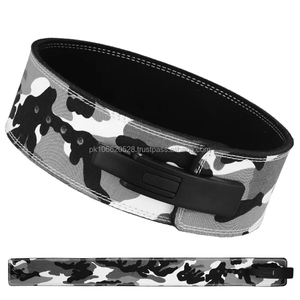 WEIGHTLIFTING BELTS, POWER BELT, LEVER POWER BELT Adjustable Lever Buckle Weightlifting Belt For Gym Heavy Duty 10mm/13mm Powerl