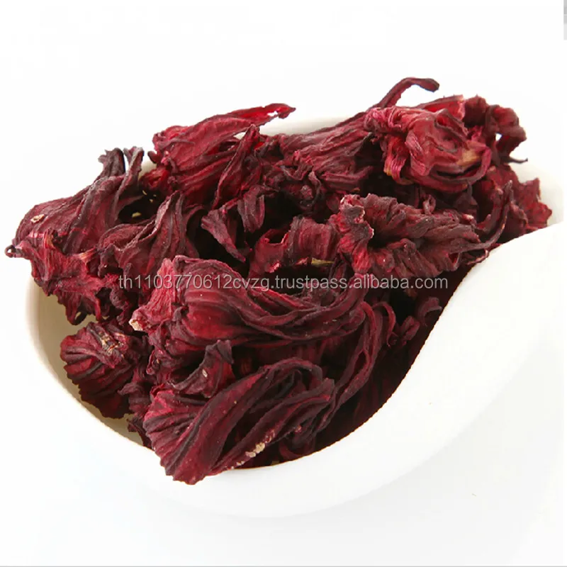 Dried Roselle Hibiscus Flower / OEM and Private Lab / Pesticide Free / 100% Natural / Product of Thailand / Herbal Tea
