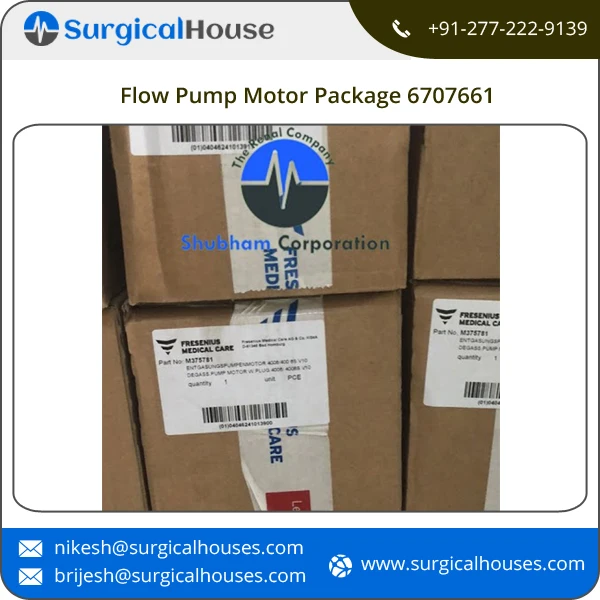 Medical Devices Flow Pump Motor Package 6707661 for Dialysis Machine