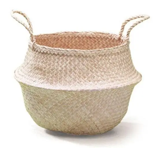 
Vietnamese factory made home storage sea-grass basket 