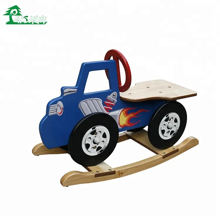 
Wholesale China Children Toy Wooden Cheap Kids Safety Rocking Horse 