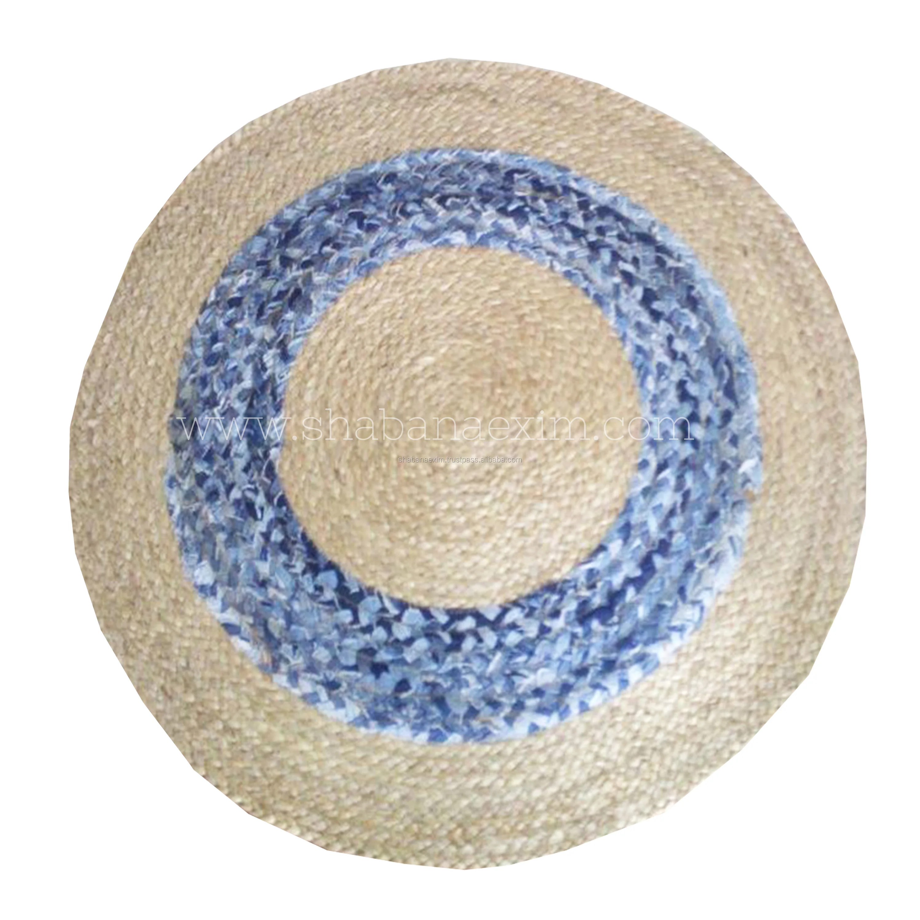 Indian Supplier High Quality Hand Braided Jute Carpet Hot Sale Handmade Prayer Jute Floor Rug Area Rug