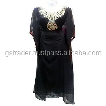 
Top Market Selling HI FASHION Beach luxury beaded tunic chiffon/Dubai very fancy kaftan./Most popular abaya kaftan Dress 