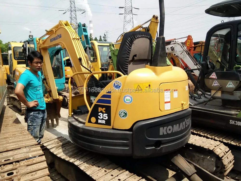 high quality low  price mini KOMATSU  PC35MR-2 excavator for sale pc60 pc120 pc200 excavator My whatsapp:008613816985448
