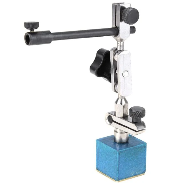 1 Set Waterproof Shockproof Indicator Manometer Dial Indicator + Adjustable Metal Magnetic Base Stand