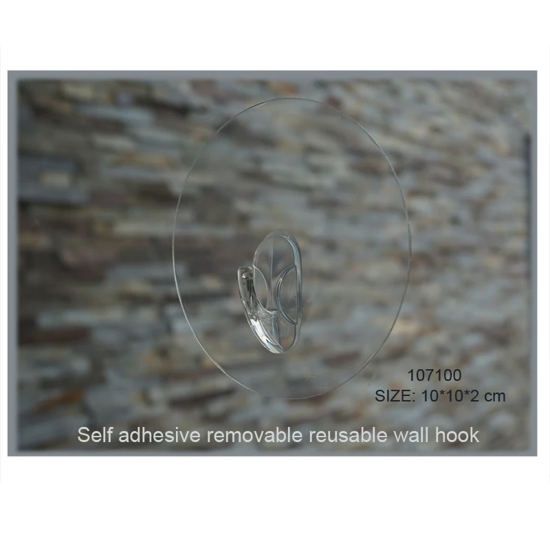 self adhesive removable washable plastic wall hanging hook