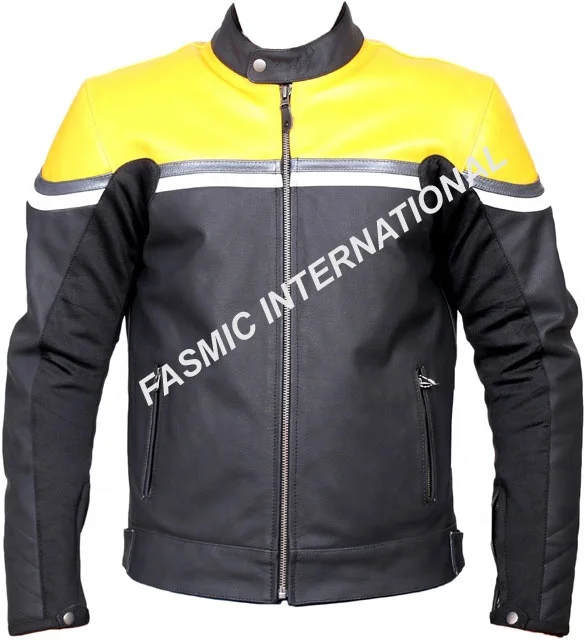 Motorbike Racing Leather Jacket Premium Leather Garments for Riders
