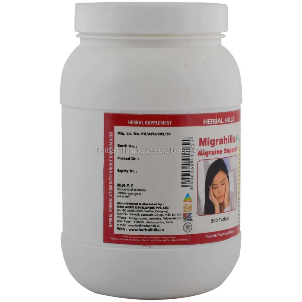 
Migraine, headache, stress, depression, migraine relief medicine Migrahills 
