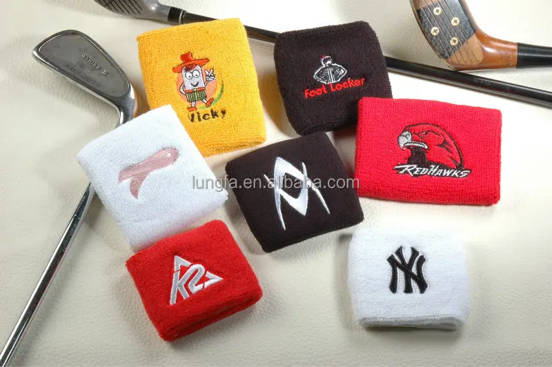 
Customized logo unisex Terry wrist sweatband 