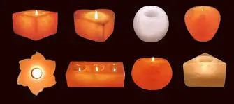 Handmade Metal Salt Lamp Heart Candle Holder Unique Solid Fancy Home Decoration for Weddings Boxed by Sian Enterprises