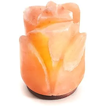 Elevate Your Ambiance with Rose-shaped Himalayan Pink Rock Salt Lamps from Sian Enterprises