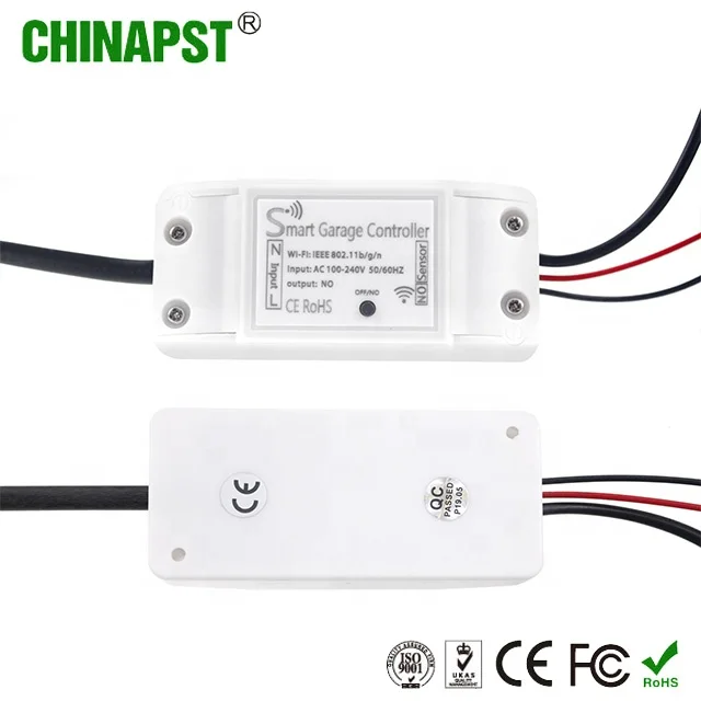 China Manufacture Tuya Smart Home Automatic Wifi Garage Door Opener Work with IFTTT PST-WD003