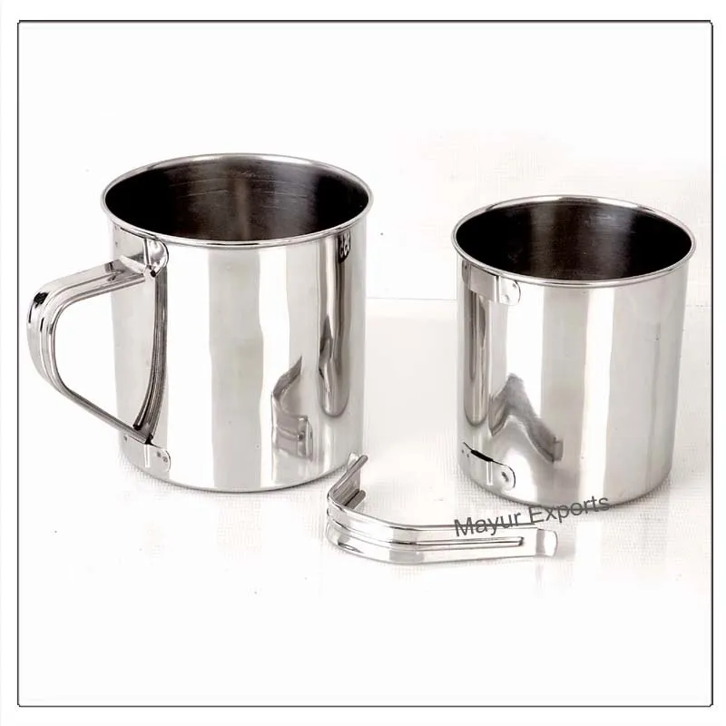 
Stainless steel Mug with Detachable Handle 