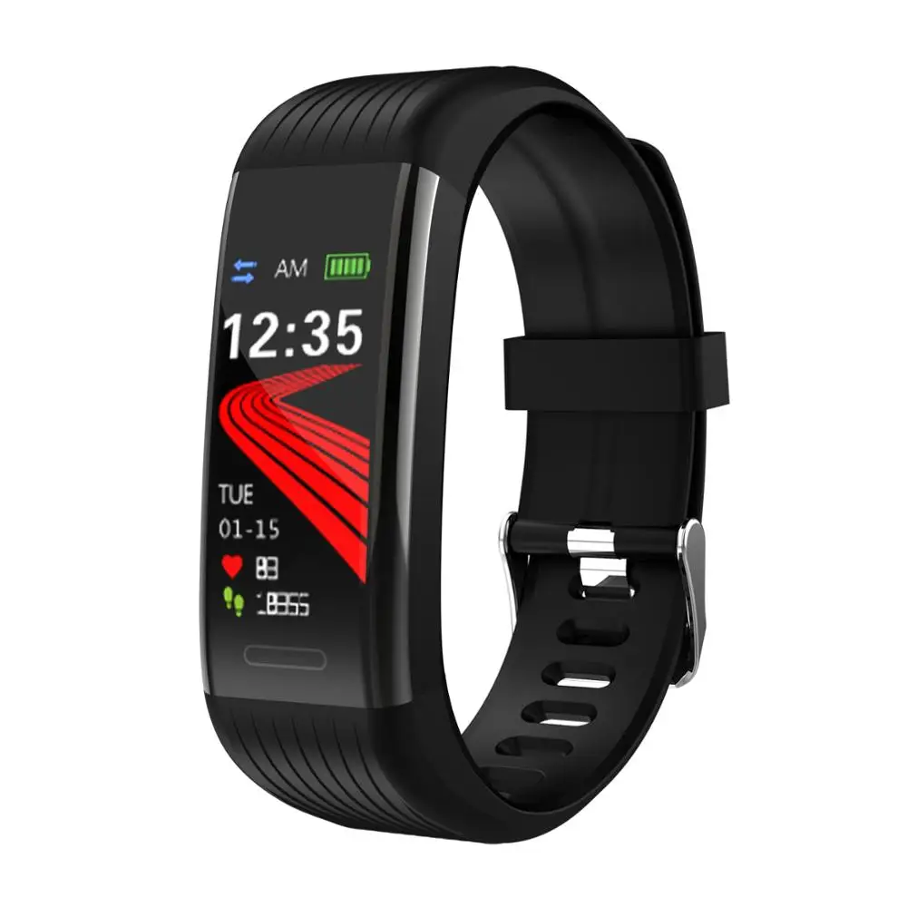Creatway R1 Amazon hotsell weather forcast Wristband healthy tracker oxygem heartrate call remind for IOS Android smartphone