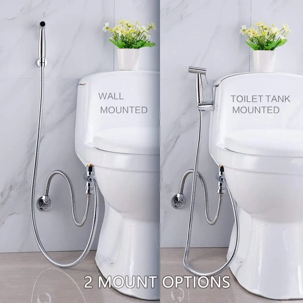 Redge - Premium Bathroom Handheld Bidet Toilet Sprayer Shattaf Sprayer Best Used for Personal Hygiene and Potty Toilet