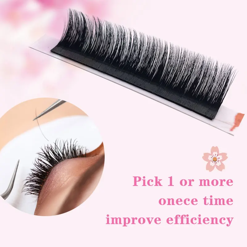
NAGARAKU bloom eyelashes volume effect eyelash extension easy fans eyelash extension russian volume lashes autofans lash 