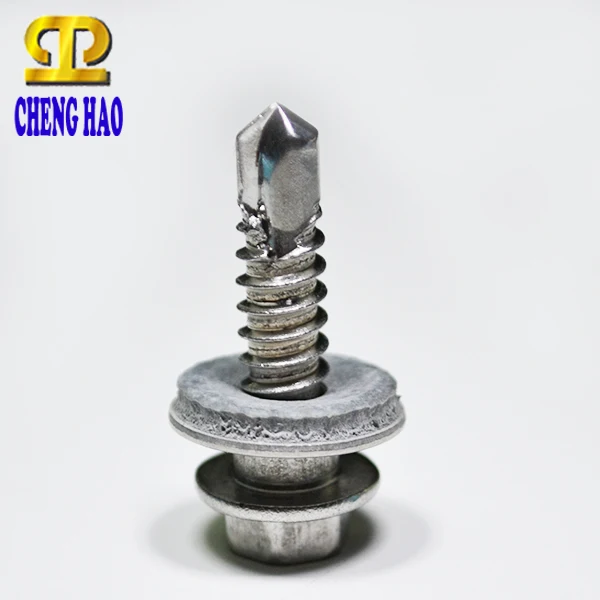 Class 16.4  Stainless Steel Roofing Hex Washer Self Drilling Screws
