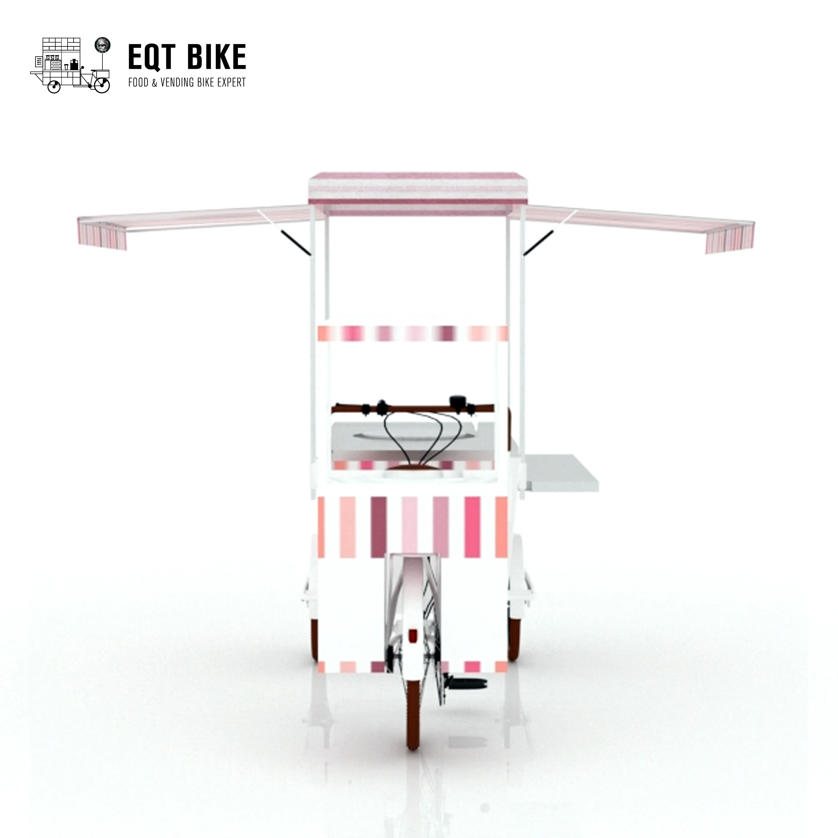 Mobile Fast Food Bike Front Load Snack Tricycle for Christmas Customized Cheap Classic Mini Bikes For Sale