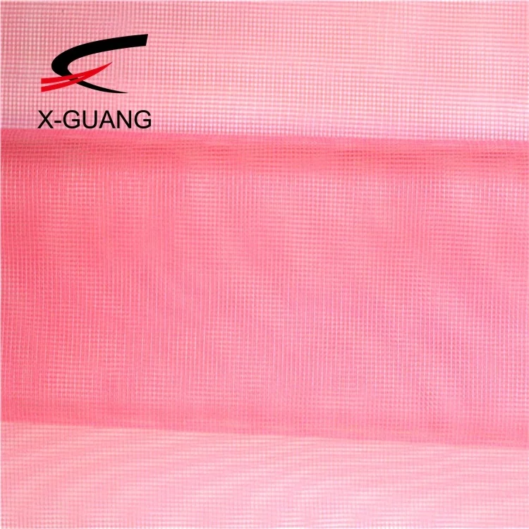 100% Fine Nylon Soft Square Mesh Fabric For Clothing