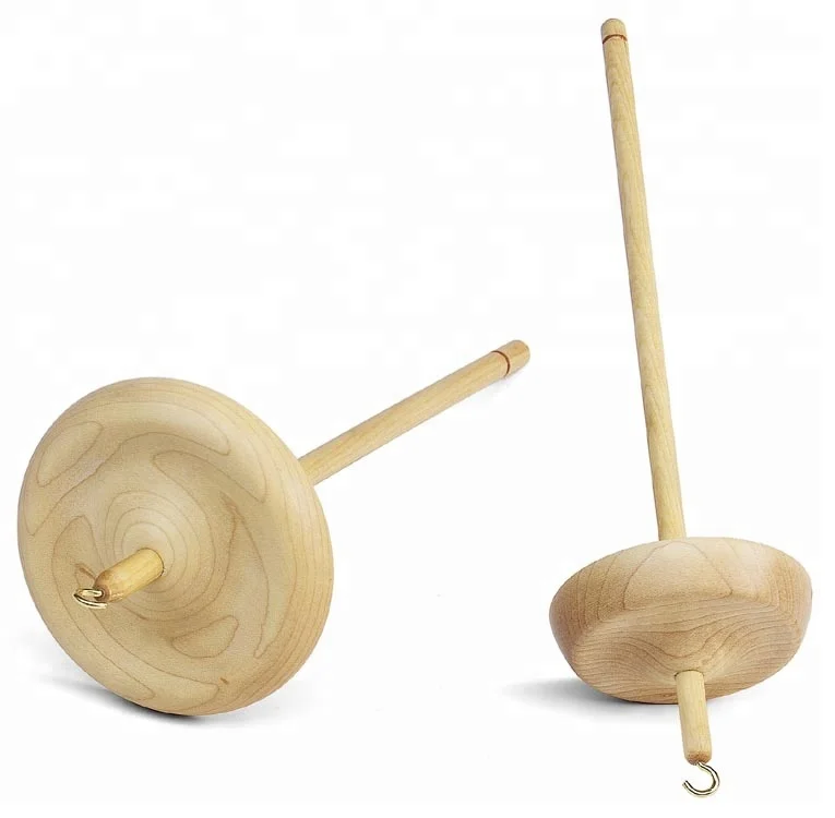 Whorl Drop Spindle for knitting wooden handmade natural top seller