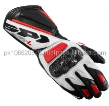 Wholesale New 2017 Motorcycle Gloves Racing Gloves Genuine Leather Motorbike Gloves Black White Red GL-001 Customized Brand PK