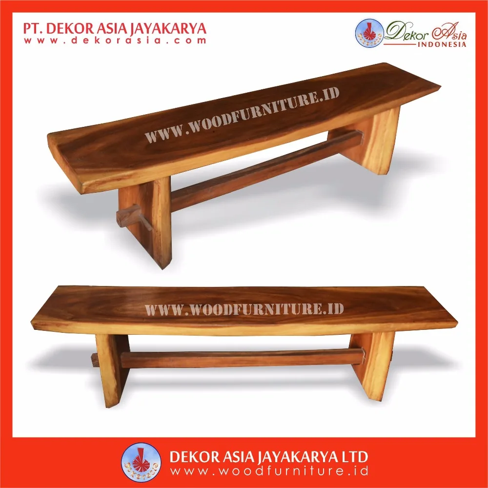 Suar Bench STD Suar Wood Bench, Wooden Benches Living Room Benches Furniture, Garden Benches