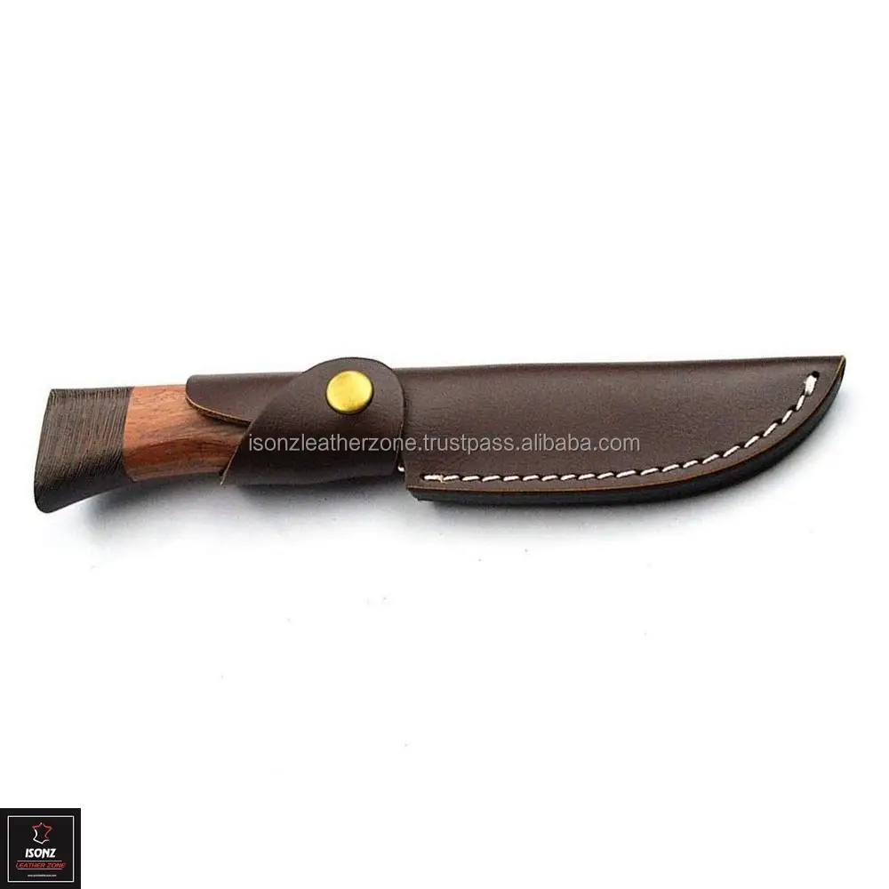 ISONZ Leather carved  Leather Knife sheath Custom Sheaths 2024