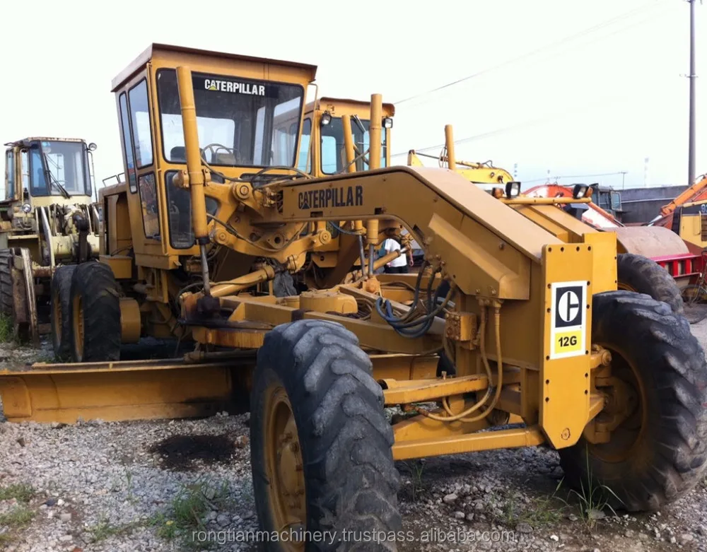 Strong Power Equipment 12G CAT Model for heavy work / Working Condition Motor Grader for sale